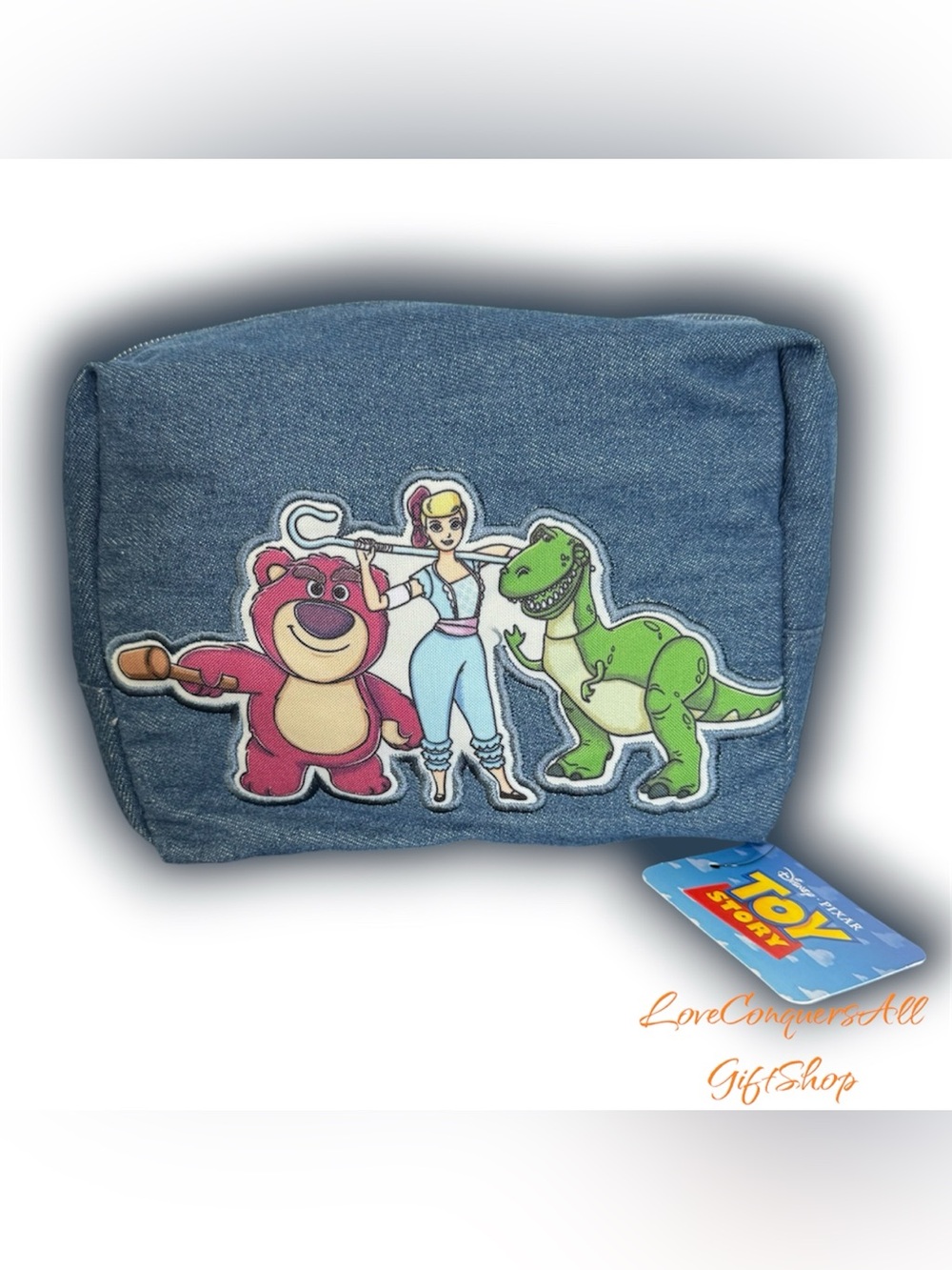 Disney Pixar Toy Story Denim Cosmetic Bag